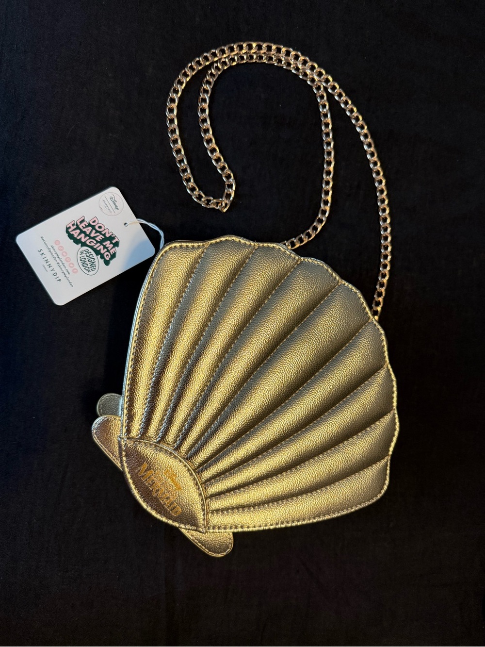 DISNEY x Skinnydip - Gold Shell Crossbody Bag - NEW!
